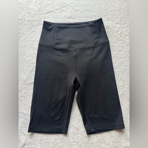 girlfriend collective Pants - girlfriend collective Black High-Rise Bike Shorts